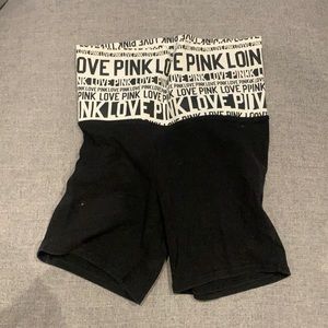 Pink bicycle shorts